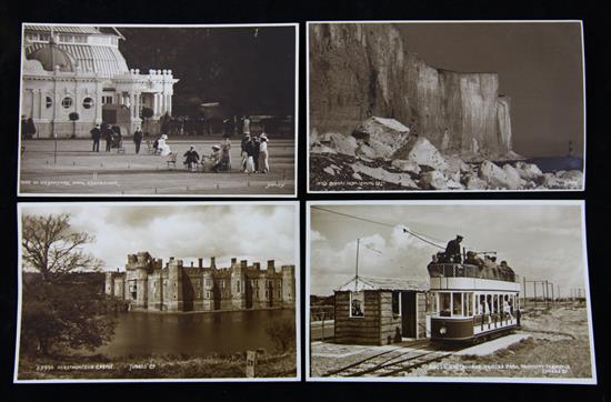 Eastbourne Postcards - late Victorian, Edward VII, George V and later including: